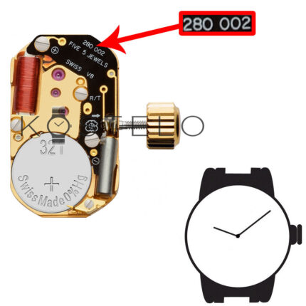 Μηχανή ρολογιού ETA 280.002