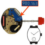 Μηχανή ρολογιού ETA 980.163