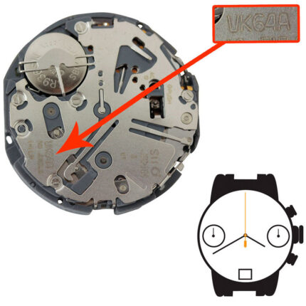 HATTORI - EPSON VK64 - SEIKO 6T64