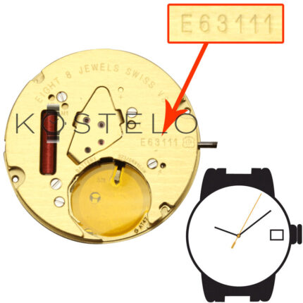 Μηχανή ρολογιού ETA E63.111